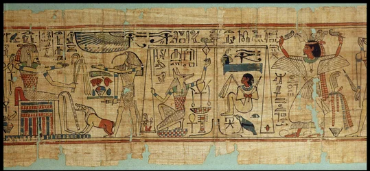 Détail du papyrus de Nespakashuty, Nouvel Empire